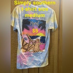 COPY - Simply southern sunrise sunburn sunset repeat dog shirt